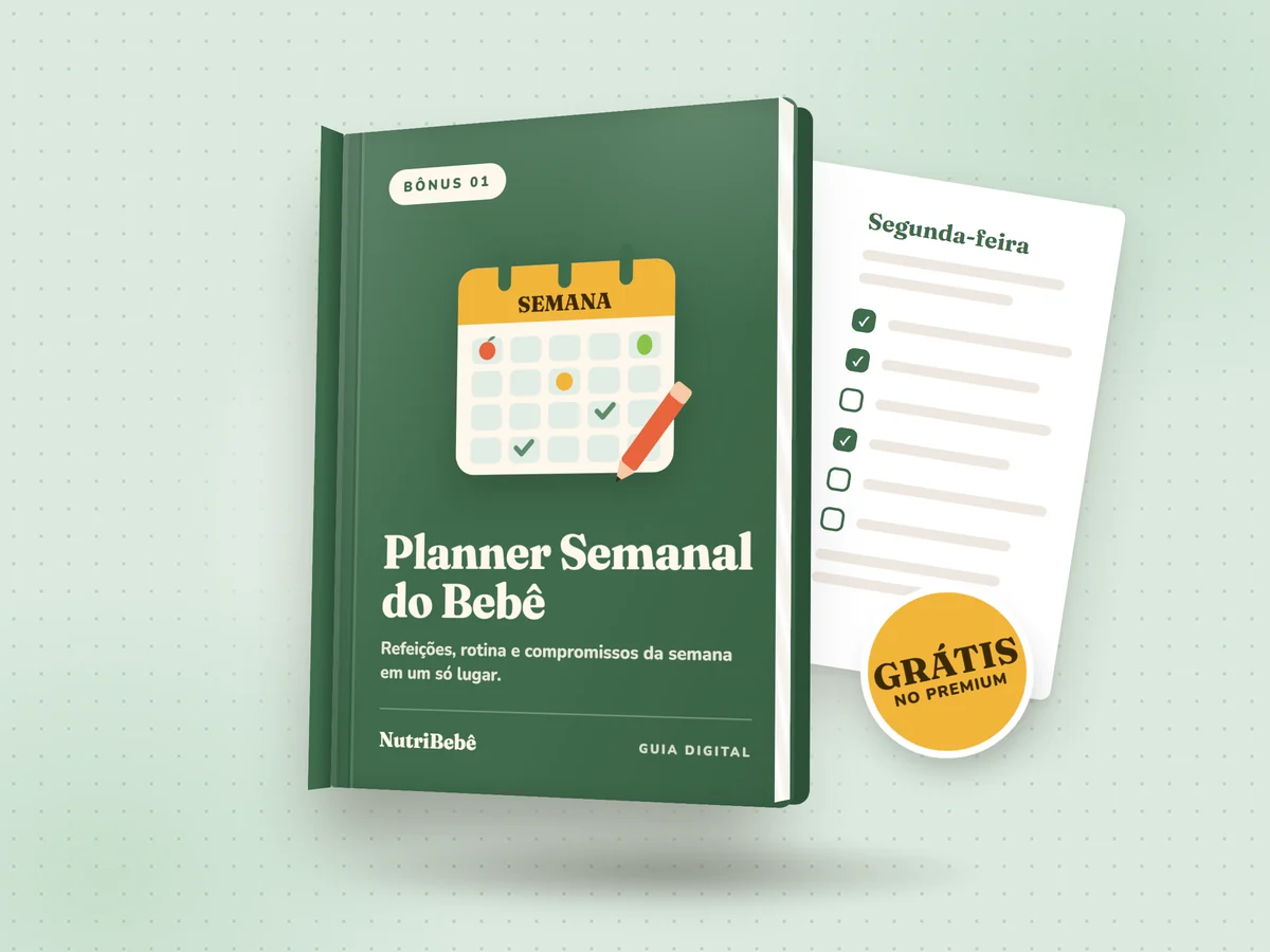 Capa do bônus Planner Semanal do Bebê